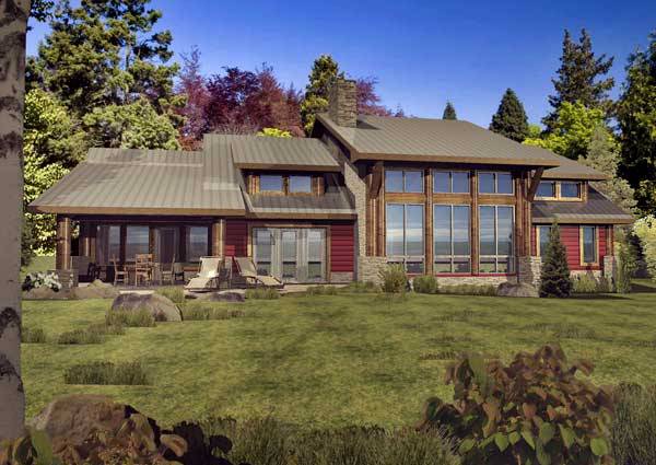 Berland Timber Home Floor Plan By