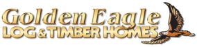Golden Eagle Log Homes Gold Logo